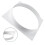 Air Vent Duct Connector Flange Straight Ventilation Pipe Plastic Ducting Tools 7