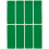 Royal Green 3x1Ετικέτες Αυτοκόλλητα Χρωματικού Κώδικα Ορθογώνια Ετικέτα για 1