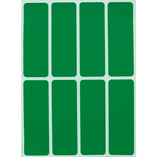 Royal Green 3x1Ετικέτες Αυτοκόλλητα Χρωματικού Κώδικα Ορθογώνια Ετικέτα για