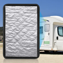 XIAOLE Store latéral pour camping-car, grand format (25 x 16 cm), occultant magnétique pliable, protection UV, tissu Oxford épais et imperméable.
