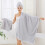 Σετ XIUH Home Textile Coral3 τεμαχίων: Πετσέτα μπάνιου, Πετσέτα προσώπου, Σκουφάκι ντους - 2