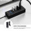 1pc 4-port Computers Hub Adapter Hub Converter Multi-port USB Hub Adapter 6