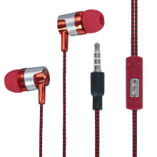 Écouteurs intra-auriculaires stéréo universels 3,5 mm avec micro pour téléphone portable
