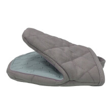 Lot de 2 gants de cuisine en silicone, maniques et gants de four résistants à la chaleur pour la protection des mains