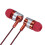 Auricolari per telefono da 3,5 mm, stereo universali in-ear con microfono per cellulari. 3