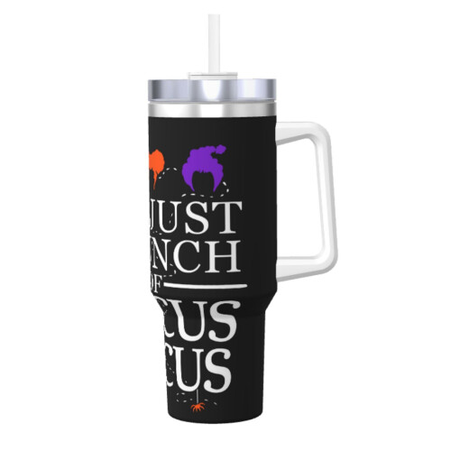 Hocus Pocus Ποτήρι 40oz με λαβή και καπάκι από καλαμάκι, μονωμένο ποτήρι, μπουκάλι νερού 1