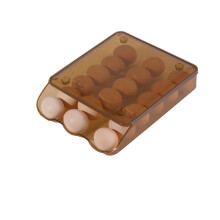 Boîte de rangement pour œufs - Empilable, à roulettes et idéale pour organiser votre réfrigérateur - Gardez vos œufs frais et accessibles,