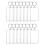 ckepdyeh16PCS Porta-Retratos Acrílicos para Chaveiros com Argolas em Branco para Artesanato DIY 2,2x3 polegadas 1