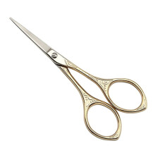 Vintage Stainless Steel Sewing Scissors Retro Design for Embroidery and Fabric Cutting