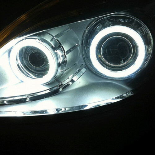 Δαχτυλίδι Angel Eye Halo για φωτισμό οχήματος, λάμπα COB LED DRL με εξαιρετική απαγωγή 1
