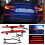 Ανακλαστήρας πίσω προφυλακτήρα LED για Honda Accord18 19, Πίσω φως φρένων με κόκκινο φακό 6
