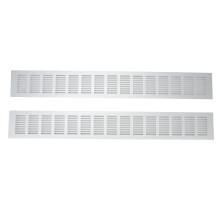 Grelha de ventilação para armário, formato retangular, com tela de malha e parafusos de montagem, em liga de alumínio resistente à ferrugem e à