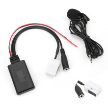 Adaptador de audio inalámbrico para uso en el automóvil, adaptador de música para automóvil con transmisión de datos estable y de alta