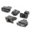 Kit de botones e interruptores para motocicleta: interruptor de faros, interruptor de intermitentes, interruptor de encendido, botón de bocina, 8