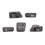 Kit de botones e interruptores para motocicleta: interruptor de faros, interruptor de intermitentes, interruptor de encendido, botón de bocina, 5
