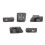 Kit de botones e interruptores para motocicleta: interruptor de faros, interruptor de intermitentes, interruptor de encendido, botón de bocina, 6