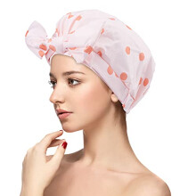 Waterproof Shower Cap with Cute Cat Ears, Reusable Silicone Hair Protection for Women, One Size