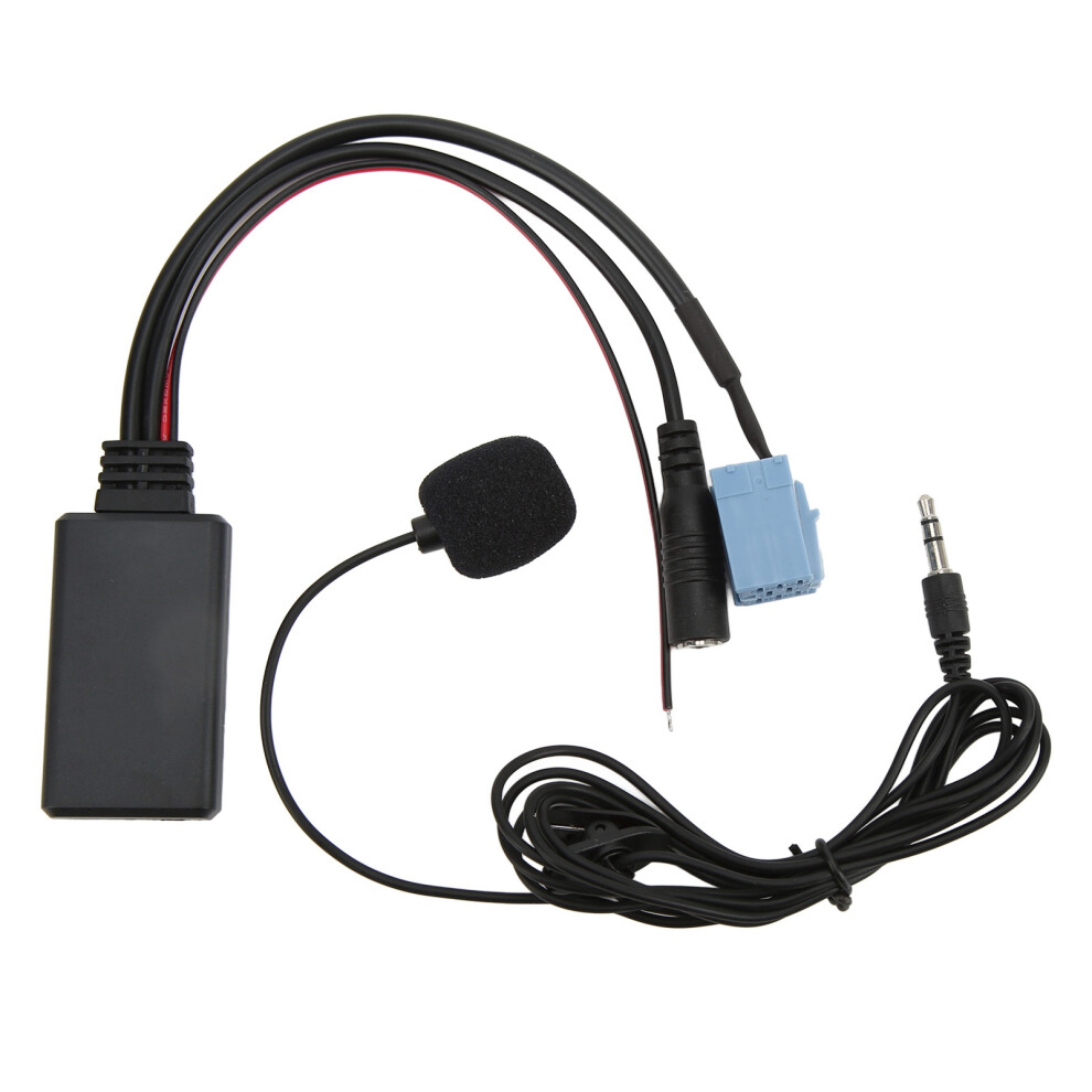 Aux-In Cable For Car Stereo Update, Broad Device Compatibility Plug And Play Audio Input Cable With Bluetooth 5.0 Function, Handsfree Microphone 9138057209327
