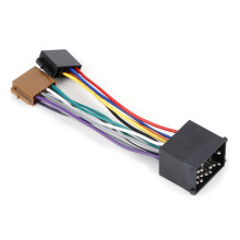 Connecteur ISO pour la mise à niveau audio de votre véhicule, faisceau de câbles assurant une installation facile à l'ère du sans-fil,