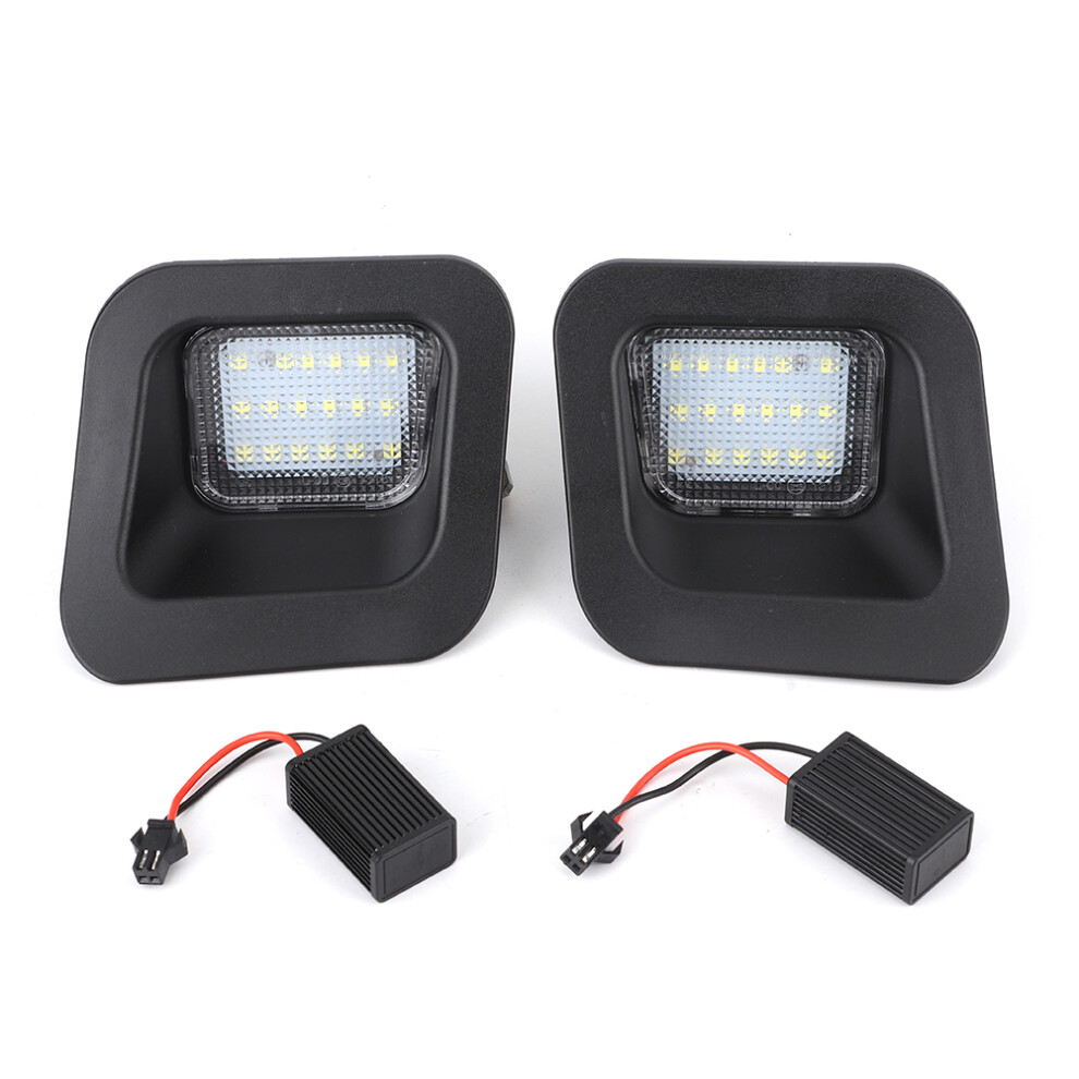 Full Led License Plate Tag Lamp Assembly Smoke Lens For Dodge Ram Pickup Trucks Light 9176269138394