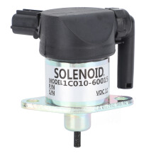 Brandstofafsluitsolenoïde voor Kubota-motoren, 12V elektrische brandstofafsluitklep voor V3300, V3600, V3800, SVL90, roestvrijstalen solenoïde