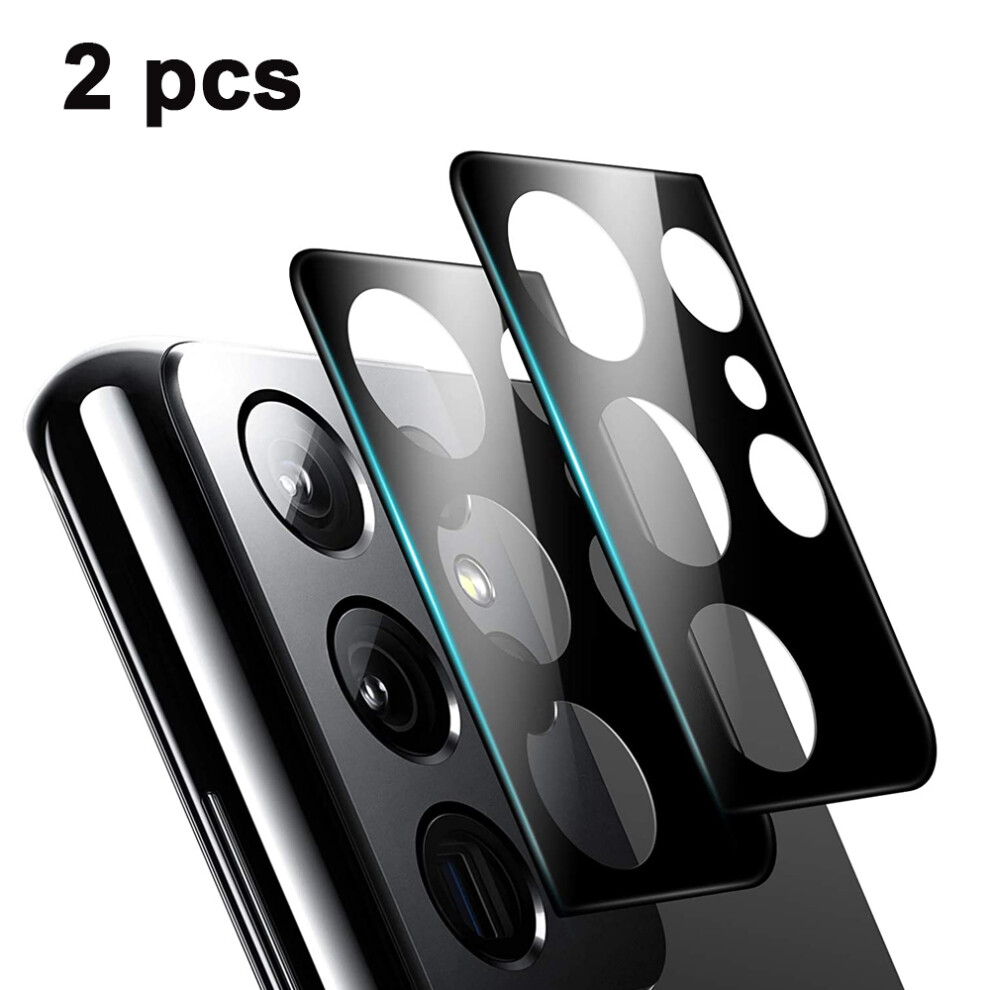 Camera Lens Protector, Military Protective Ultra Thin 0.2Mm Bulletproof Glass, Case Friendly For Samsung Galaxy S21 Ultra, 2Pcs 9012494639582
