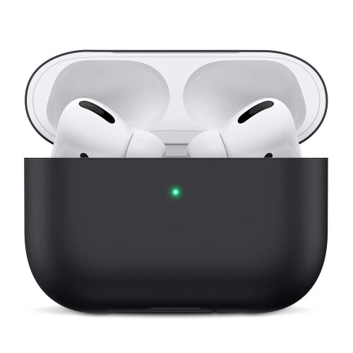 Θήκη σιλικόνης για Airpods Pro, μαύρο προστατευτικό κάλυμμα ανθεκτικό στους