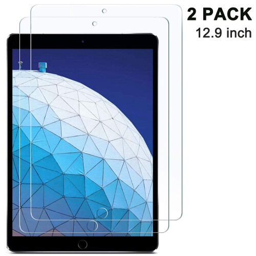 Protetor de tela com dureza 9H para iPad Pro de 12,9 polegadas (modelos de 2020 a 2018), alta transparência, compatível com Apple Pencil.