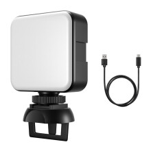 Mini Video Light, Portable Multifunctional, Adjustable Brightness For Self Broadcasting, Video Conferencing