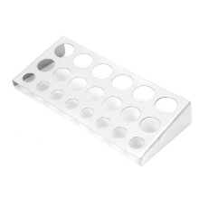 Tattoo Ink Cup Holder Stainless Steel SpillResistant Rack Holds 21 Cups for Professional Artists