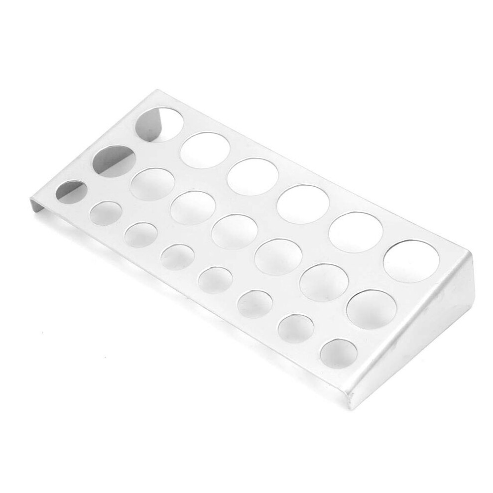Tattoo Ink Cup Holder Stainless Steel SpillResistant Rack Holds 21 Cups for Professional Artists