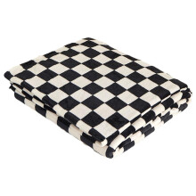 Manta grande a cuadros Polar, cálida y suave, para sofá cama, coche, viajes xp C1J1