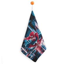 Toalhas de mão do Homem-Aranha para banheiro, toalhas de rosto de algodão macias e absorventes para spa, banho, academia e cozinha, conjunto de
