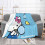 Hello Kitty Κουβέρτα από Φανέλα Fleece Ρίχνει Κουβέρτες Super Soft Cozy Hot Warm Pluhur 2