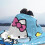Hello Kitty Κουβέρτα από Φανέλα Fleece Ρίχνει Κουβέρτες Super Soft Cozy Hot Warm Pluhur 7
