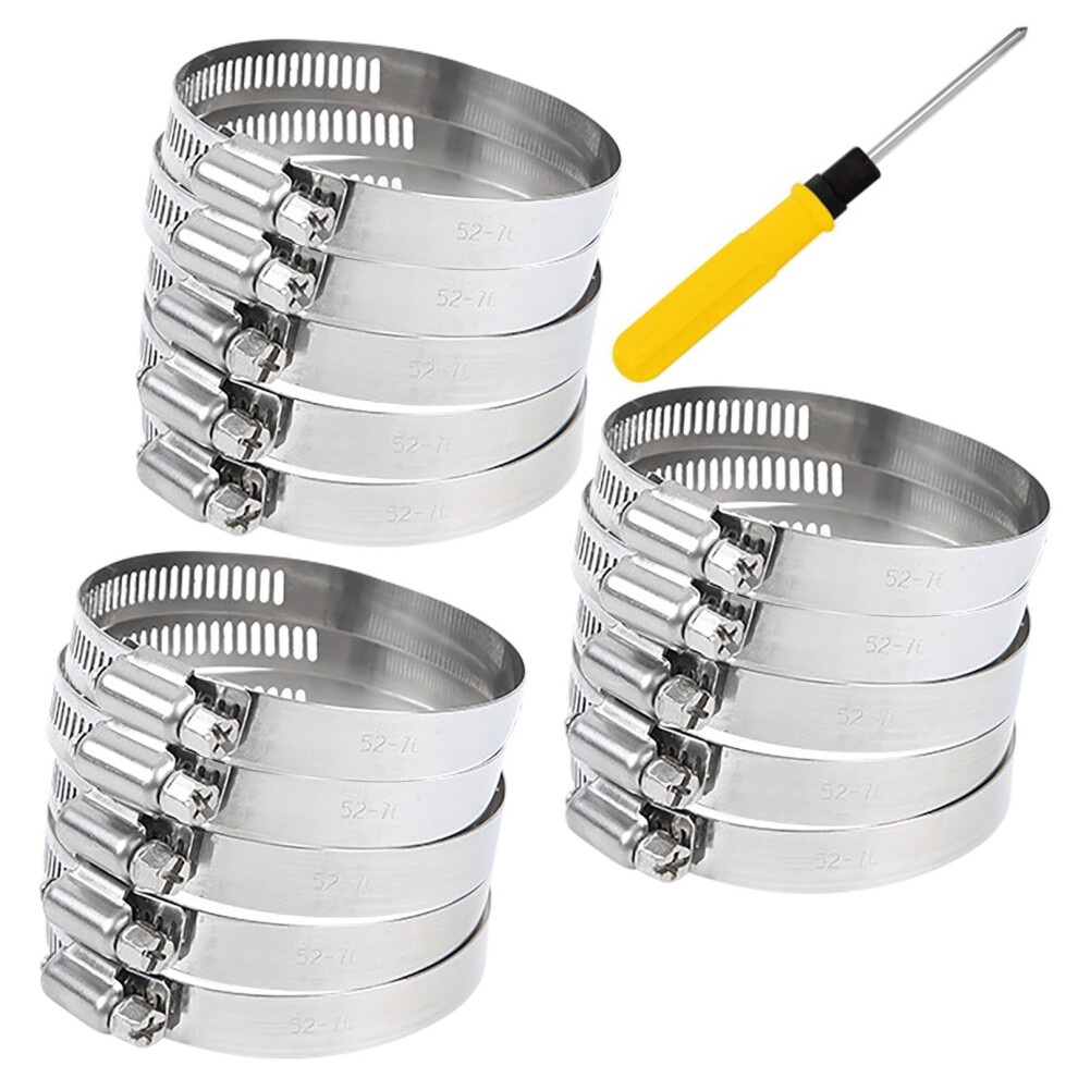 Kayannuo Christmas Clearance Adjustable Stainless Steel Pool Hose Clampdrive Hose Clamp Fuel Line Worm Clip 9773935727564