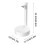KQJQS Plastic Portable and Removable Bottom Loading Water Cooler 3