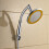 Braço extensível ajustável para chuveiro tipo chuva 4