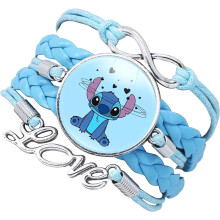 Armband met Stitch-motief voor een feestje, Lilo en Stitch-cadeau, Stitch-spullen, verjaardagscadeaus voor vrouwen en meisjes, bedelarmband