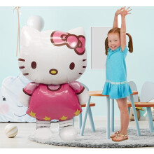 Balónky Hello Kitty, kočičí balónek, kočičí balónek, fóliový balónek Airwalkers, 45palcové balónky na narozeninovou párty