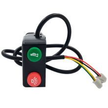 Lasc Láimhseála DAMIFU7/8" Lasc Adharc Ceannlampa Cnaipe AR/ASG 12V Do Scútair ATV