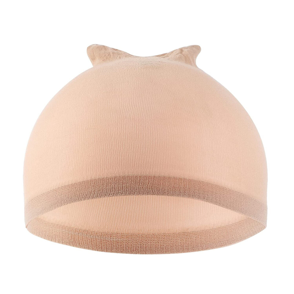 Wig Caps for Women, Wig Cap for Lace Front Wig, Pack of 6 (Nude)