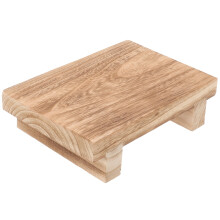 Holztritthocker, Fußstütze, Holzhocker unter dem Schreibtisch für Schlafzimmer und Badezimmer