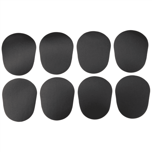 Winyuyby8pcs Επιστόμιο για Άλτο/Τενόρο Σαξόφωνο, Επιθέματα, Μαξιλάρια, Μαύρα---0.8mm 2