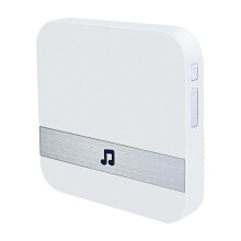 MABOTO Plug-In-Gong für drahtlose Video-Türklingel mit einstellbarer Musikauswahl, Ding-Dong-Türklingel, 433 MHz Frequenz (AC90~)