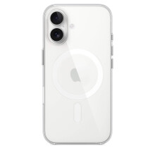 Kompatybilny z iPhone'em 16. Przezroczyste etui z MagSafe, odporne na zarysowania.