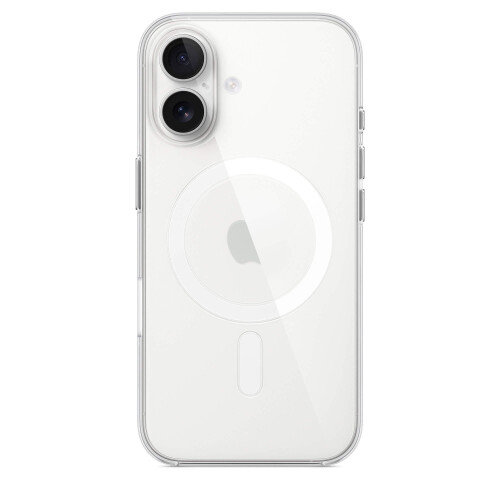 Compatibile con iPhone 16 - Custodia trasparente con MagSafe, antigraffio.