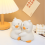 Χαριτωμένες διακοσμητικές βιβλιοθήκες Hug Ducks, βιβλιοθήκες ρητίνης για ράφι, 5