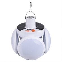 Luci solari LSLJS per esterni, luce LED impermeabile per esterni E27, compatibile con garage, giardino, cortile, vialetto, lampada UFO da calcio