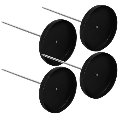 ITSELFER 1 Set 4Pcs Detachable Receipt Holders Desktop Paper Menu Holders (Black) 1